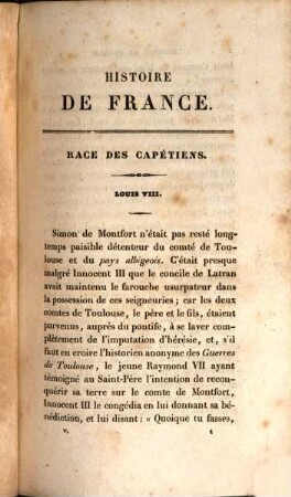 Histoire de France : depuis les temps les plus reculés jusqu'en juillet 1830 ; par les principaux historiens ..., 5