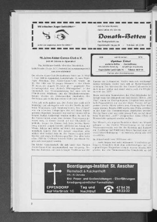 75 jahre Alster-Canoe-Club e.V.