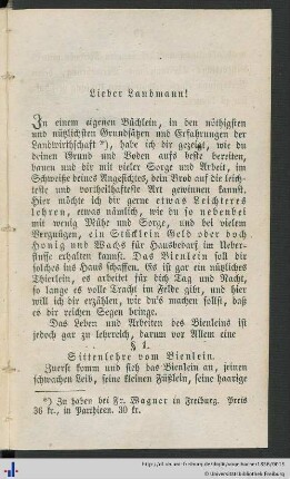 Lieber Landmann!