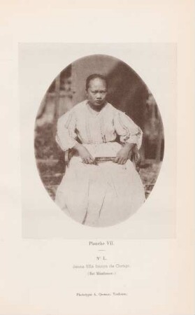 Planche VII. Jeune fille bisaya de Caraga