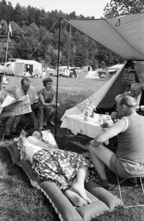 Camping.