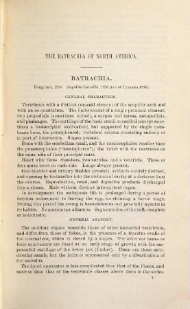 The Batrachia of North America