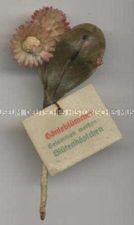 WHW-Abzeichen, Heilpflanzen: Gänseblümchen, 7. Reichsstraßensammlung vom 29./30. März 1941