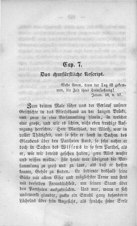 Cap. 7. Das churfürstliche Rescript