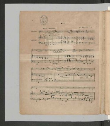 No. 1. Piano