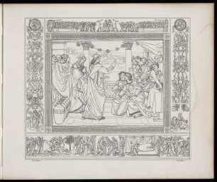 Die Sieben Sacramente. Die Ehe : Die Ehe. [Blatt 6] aus: Overbeck, Friedrich: Die Sieben Sacramente. Leipzig: Voigt, 1871. Dresden: SLUB Biogr.art.127
