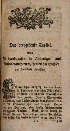 Der Sächsische Patriot, welcher aus den bewährtesten Nachrichten der studirenden Jugend die Politische Historie seines Vaterlandes in möglichster Kürze aufrichtig erzehlet. Viertes Stück