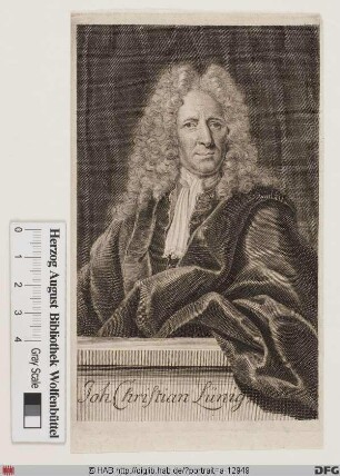 Bildnis Johann Christian Lünig