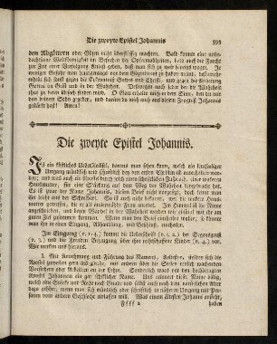 593-601, Die zweyte Epistel Johannis; Die dritte Epistel Johannis