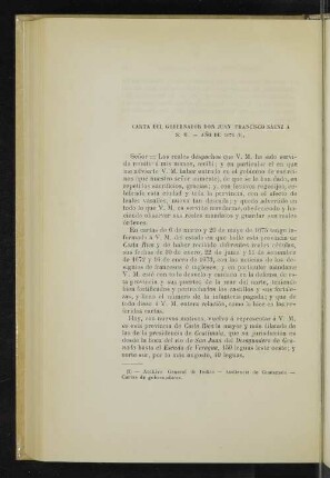 Carta del gobernador don Juan Francisco Sáenz á S. M. - Año de 1676 (1).