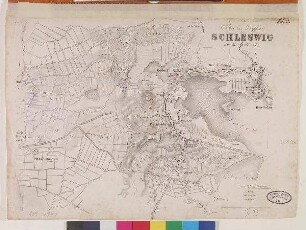 Plan des Treffens bei SCHLESWIG am 23. April 1848.