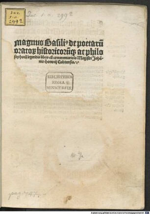 De poetarum, oratorum historicorumque ac philosophorum legendis libris