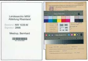 Entnazifizierung Bernhard Mestrup , geb. 01.04.1902 (Angestellter)