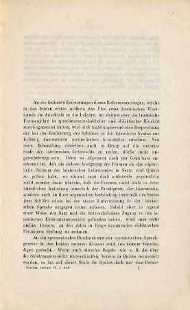 Zur Reform des lateinischen Unterrichts auf Gymnasien und Realschulen, 4