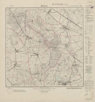 2550 (alte Nr.: 1146) Brüssow, Meßtischblatt (4cm - Karte)