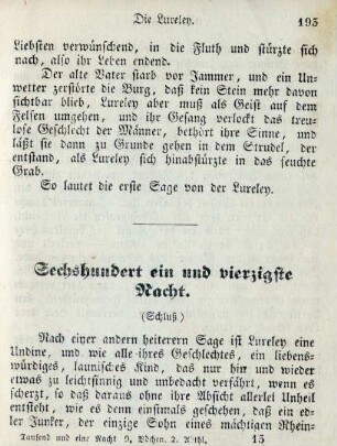 Sechshundert ein und vierzigste Nacht