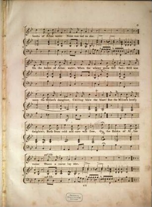 The banks of Allan Water : ballad, as sung by Miss Stephens and Miss Paton