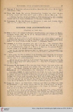 Kinder- und Jugendbücher (Nr. 310 - 320)