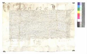 Päpstliche Bulle über die Aufschwörung des Ellwanger Kapitularen Johann Christoph von Freyberg.