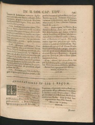 Annotationes In Lib. Regum.