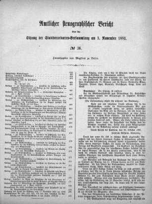 No. 36, 3. November 1881