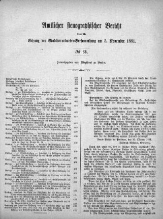 No. 36, 3. November 1881