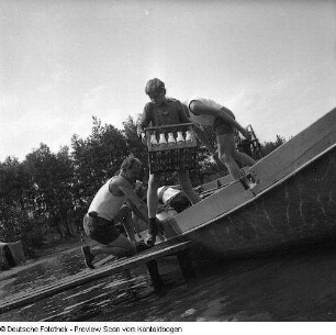 Feriengestaltung (Baden, Boot fahren)