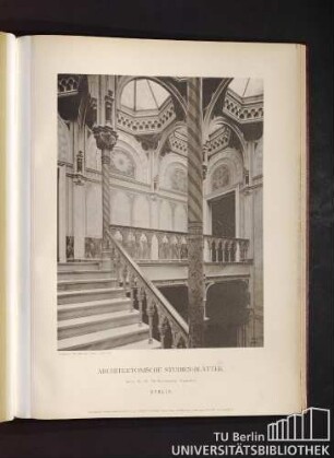 Serie I. No. 125. Die Neue Synagoge. Treppenhaus. Berlin.