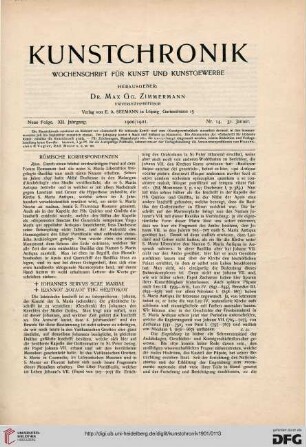 Heft 14 (31. Januar 1901)