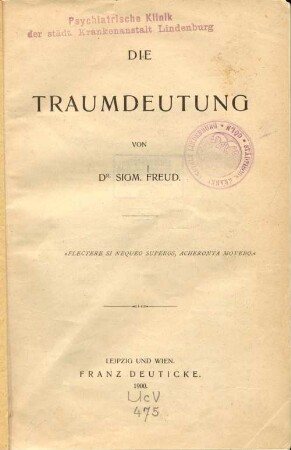 Die Traumdeutung