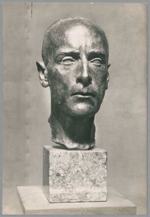 Porträt Harry Graf Kessler, 1916, Bronze