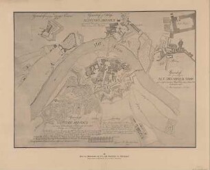Pläne und Ansichten der Stadt aus den Jahren 1521 - 1898, Lichtdruck, 1898 : Atlas zur Geschichte Dresdens : Pläne und Ansichten der Stadt aus den Jahren 1521 - 1898 ; mit einem Abriß der geschichtlichen Ortskunde von Dresden / hrsg. von Otto Richter. - Dresden : Stengel & Markert , 1898. - 39 Bl. : Kt.