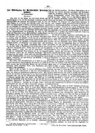 Zur Würdigung der Persönlichkeit Friedrich Hebbels : (Fortsetzung)