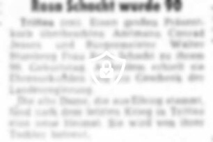 [Name maskiert] wurde 90