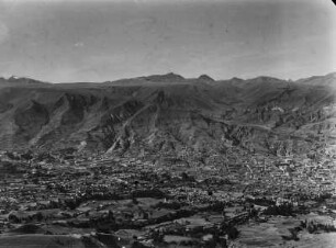 La Paz : Blick von einer Anhöhe auf La Paz.