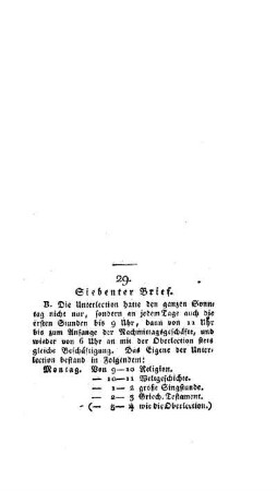 Siebenter Brief : [29. Abhandlung]