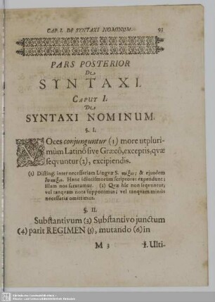 Pars Posterior De Syntaxi