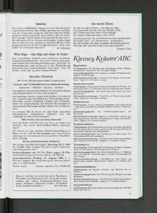 An mein Herz