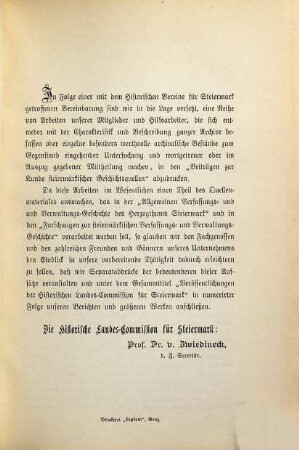 Das Reichsgräflich Wurmbrand'sche Haus- und Familien-Archiv zu Steyersberg
