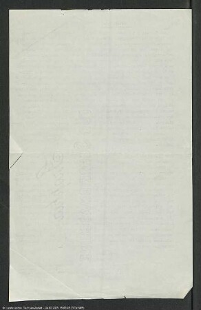 Gutachten von Alfred Wirth für Dr. Harry Schewe zur weiteren Beschäftigung am Volkslied-Archiv in Freiburg