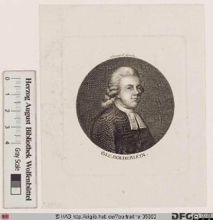 Bildnis Johann Christoph Doederlein