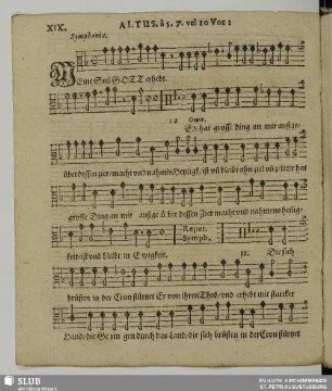 XIX. Meine Seele Gott erhebt