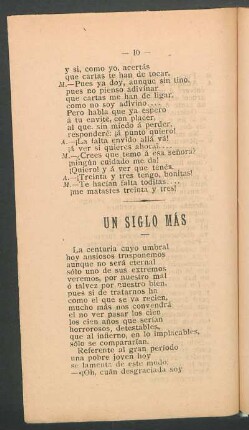 Un siglo más