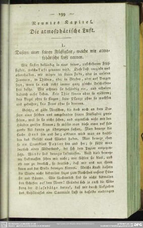 Neuntes Kapitel. Die atmosphärische Luft