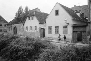 Zagreb, Agram: alte Höfe oberhalb der Stossmayer Promenade