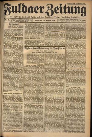 Ausgabe vom Donnerstag, den 23. Februar 1928.