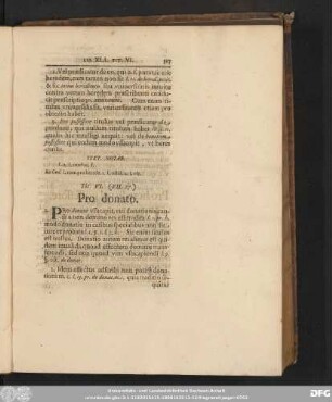 Tit. VI. (VII. 27.) Pro donato.