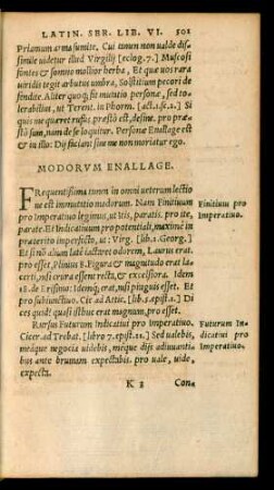 Modorum Enallage.