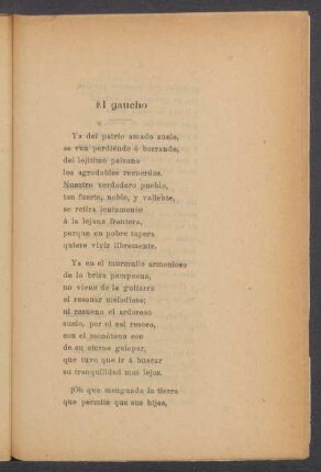 El gaucho
