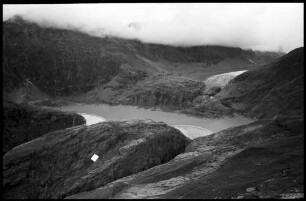 Großglockner: Staubecken unterhalb des Pasterzegletschers